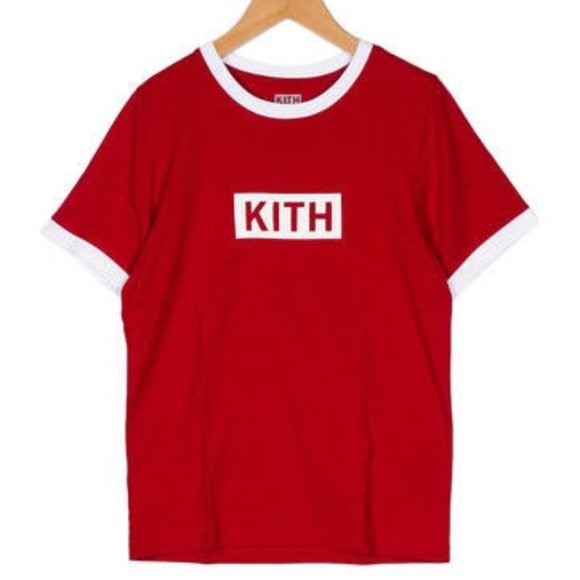 KITH Youth Boys' Short-Sleeve Logo Printed Coca-Cola Edition Shirt Size 10 - Picture 1 of 11